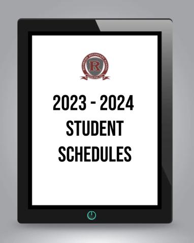 2023 2024 Student Schedules Richmond Secondary School   2023 2024 Student Schedules   Made With PosterMyWall 